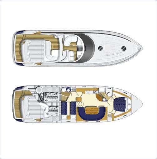 Princess V 50 | Jacht makelaar | Shipcar Yachts