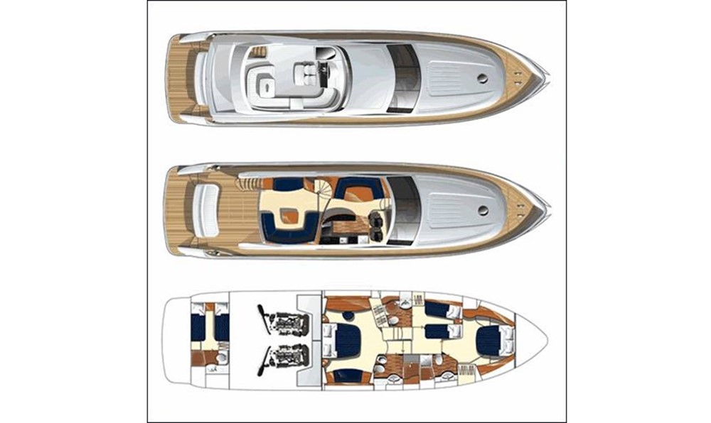 Princess P 67 | Jacht makelaar | Shipcar Yachts