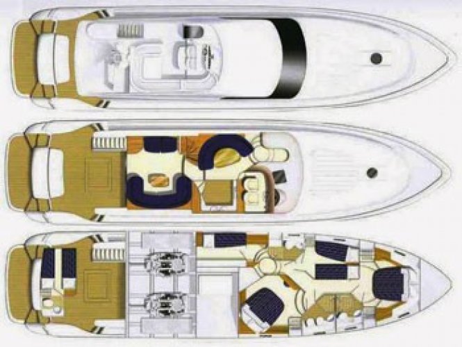 Princess 65 Fly | Jacht makelaar | Shipcar Yachts